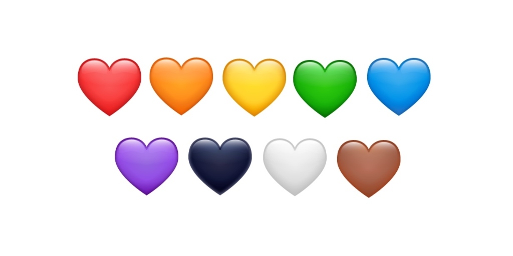 Emoji del cuore: cosa significano i colori?